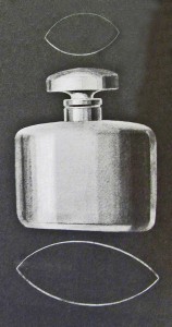 Baccarat bottle for an unknown Crown perfume